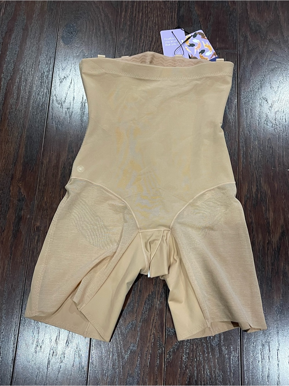 Honeylove SuperPower Short Slimming Compression Shapewear  Small Sand NEW - Picture 2 of 7